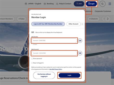 Earn <b>miles</b> to enjoy a full range of services such as flight awards, campaigns, and more besides!. . Ana mileage club login
